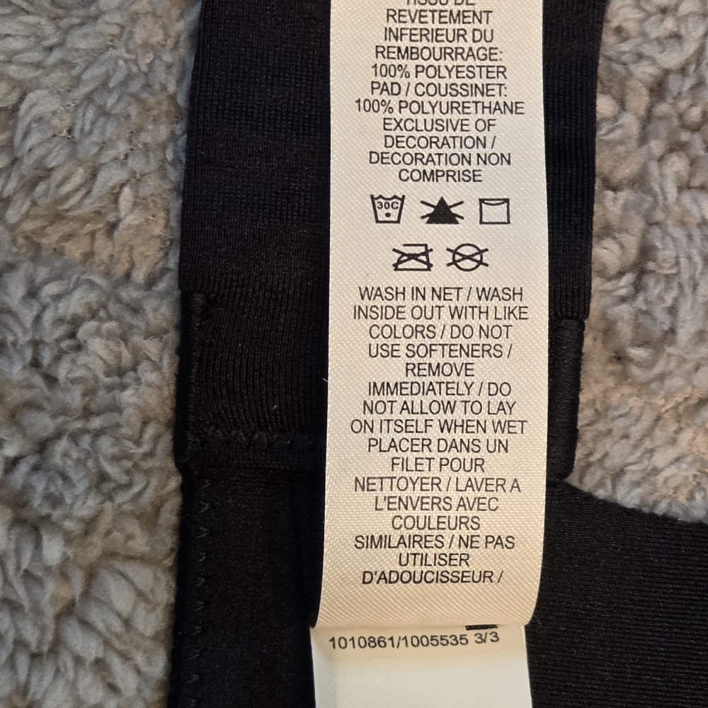 NIKE Dri-FIT Alpha High-Support Padded Full Zip Sports Bra Size Small F-G - Picture 8 of 10
